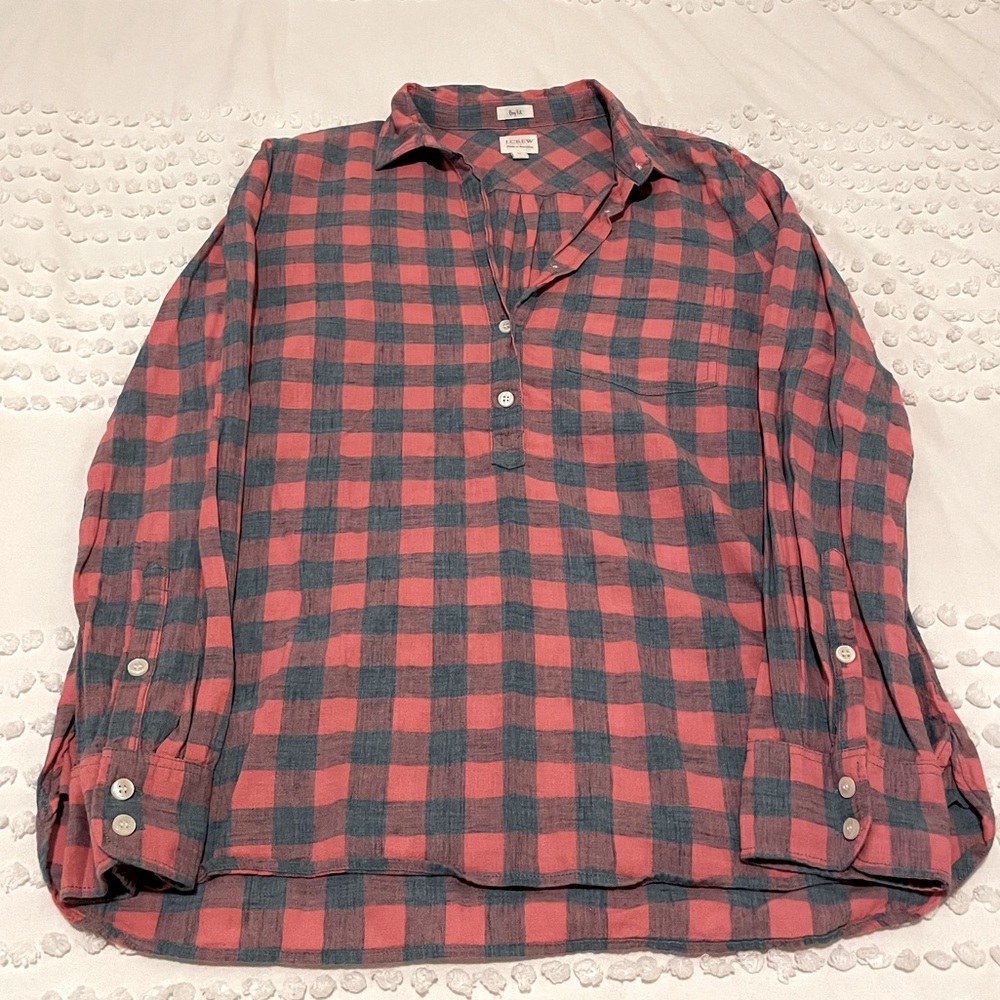 JCrew Boyfriend Fit Flannel